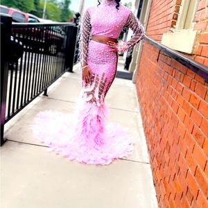 2 piece prom or special occasion dress